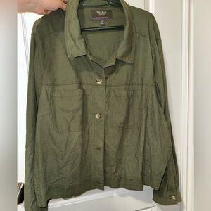 Torrid Lightweight Button-Up Jacket | Oversized Fit